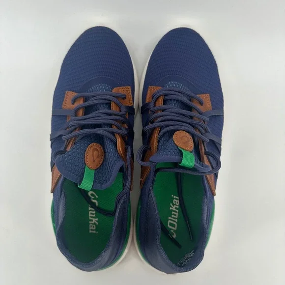 OluKai Mio Li Shoes Men's Size 9M Navy Blue Mesh Sneakers Athletic Lightweight - Picture 6 of 9